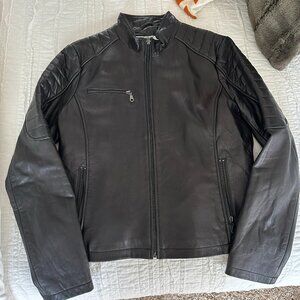 Womens DKNY Genuine Leather Jacket